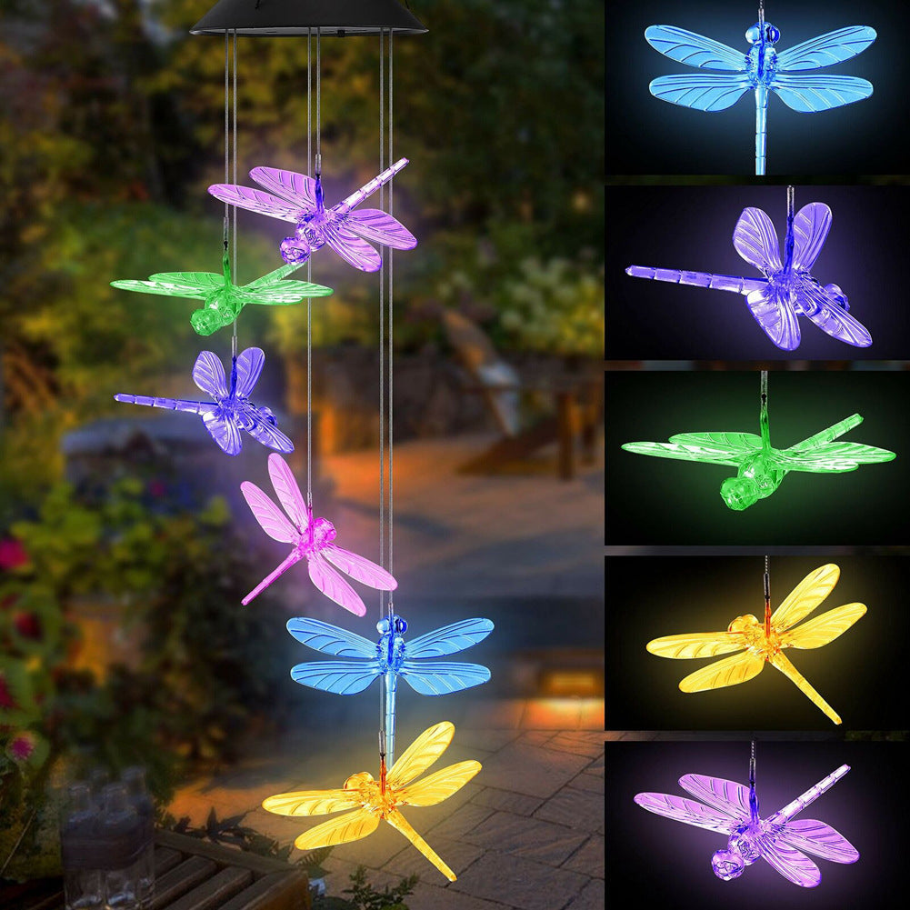 🦋 LIMITED‑TIME 50% OFF! 💣 Solar Butterfly Wind Chime Light – Colour‑Shift LED, Outdoor Hanging Decor ✨