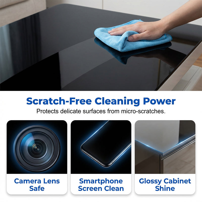 Premium Microfiber Cleaning Cloth for Glasses & Screens