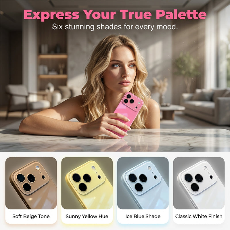 📱 50% OFF NOW!✨ Simple & Elegant Full-Coverage Phone Case – Crystal Clear Glossy Finish – Slim Drop-Proof Protection – Anti-Yellowing Silicone Cover 🛡️