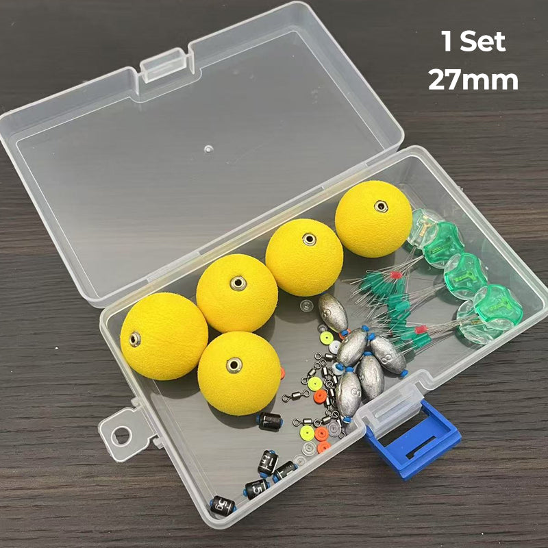 Complete Fishing Float & Sinker Rig Kit – High Visibility, Great Buoyancy, Portable 📦