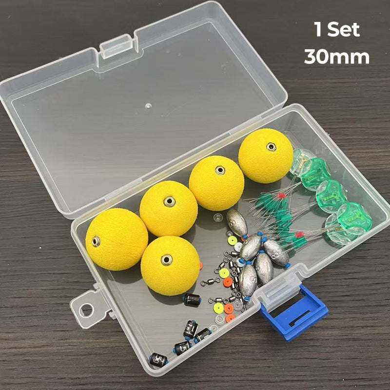 Complete Fishing Float & Sinker Rig Kit – High Visibility, Great Buoyancy, Portable 📦