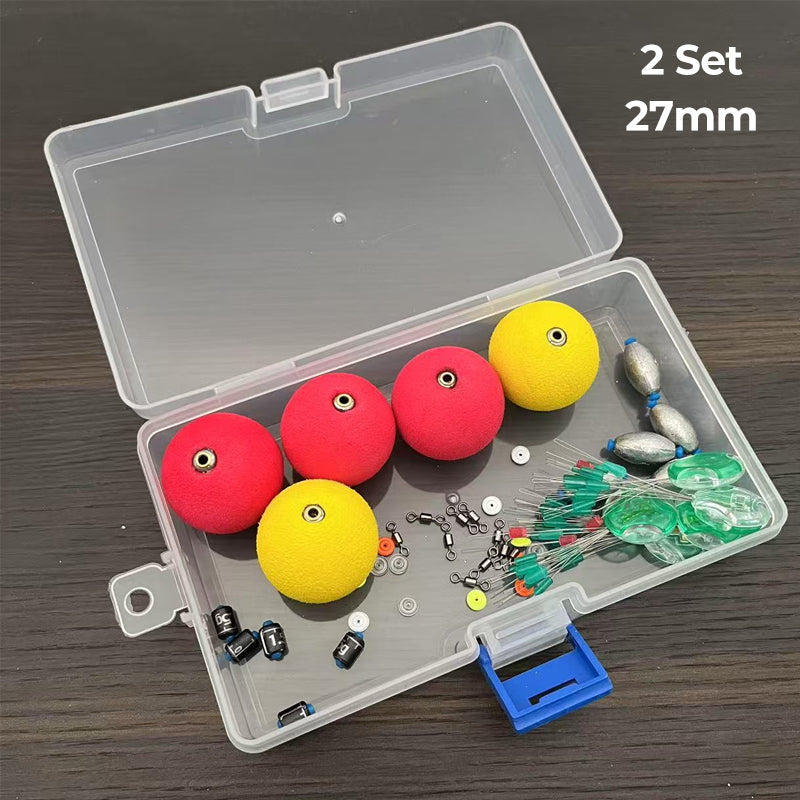 Complete Fishing Float & Sinker Rig Kit – High Visibility, Great Buoyancy, Portable 📦