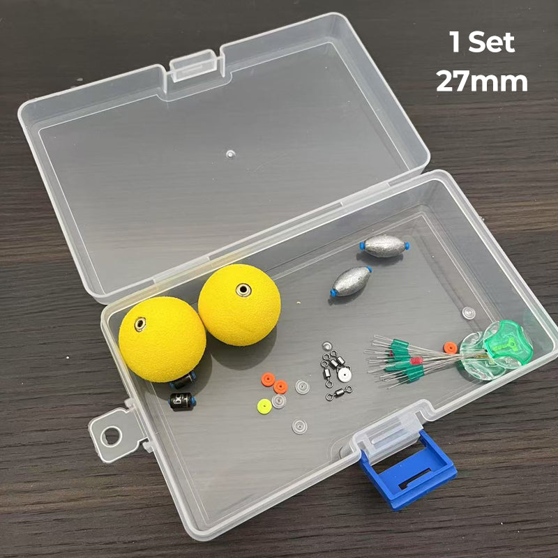 Complete Fishing Float & Sinker Rig Kit – High Visibility, Great Buoyancy, Portable 📦