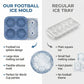 📢📢50% OFF!! ⏰ Silicone Soccer Ball Ice Cube Tray – 5.5 cm Cubes, Slow-Melting, Leak-Proof Design, 4 Colors, Perfect for Game Nights & Cocktails 🥂