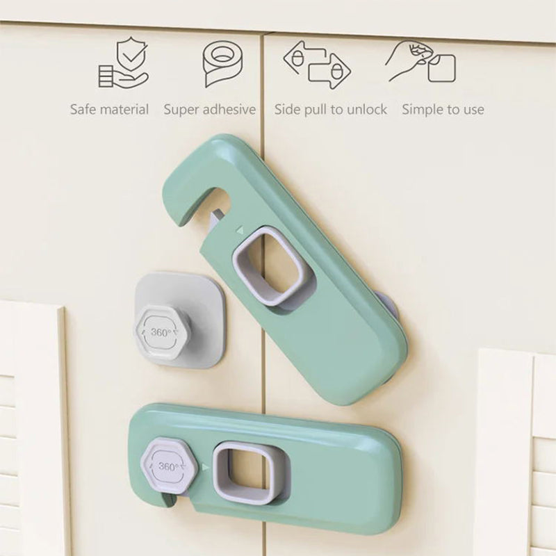 🔒 LIMITED-TIME 50% OFF ✨ Child Proof Refrigerator Locks — Strong Adhesive, Easy Install
