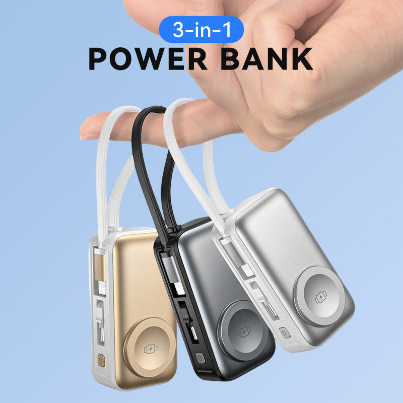 📱 🔋3-in-1 Magnetic Wireless Power Bank