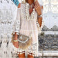🌸👗Women's Loose Cotton Linen Embroidered Dress