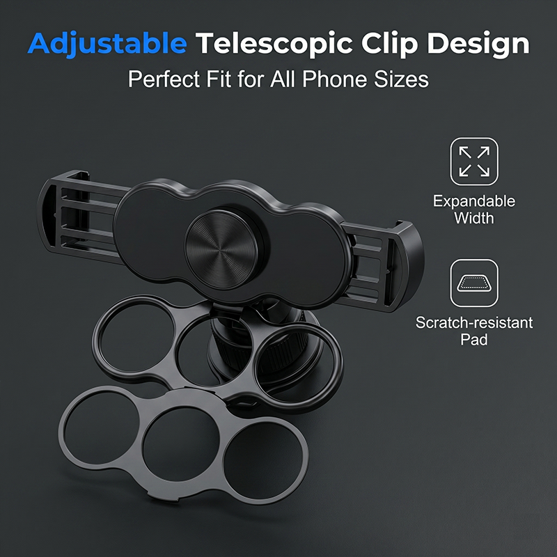 📢📢50% OFF !! ⏰Multi-functional 4-Ring Magnetic Phone Grip & Stand