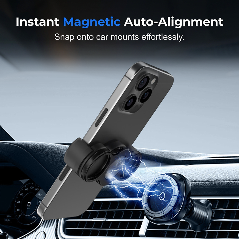 📢📢50% OFF !! ⏰Multi-functional 4-Ring Magnetic Phone Grip & Stand