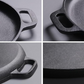 Non-Stick Cast Iron Griddle Pan with Handles