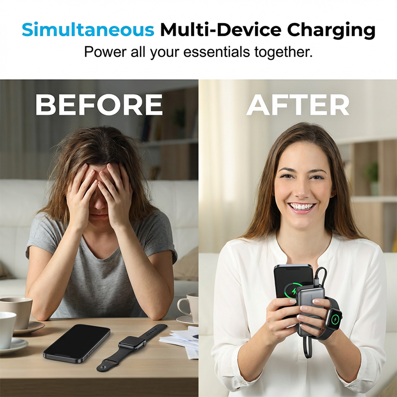 🎉 2026 Sale — Over 31,000 Sold! 🔋 Your Whole Charging Kit in One – Cables, Watch Pad & Plug Built-In! ⚡