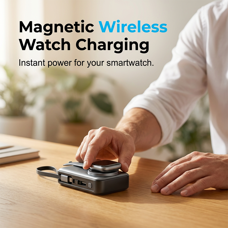 🎉 2026 Sale — Over 31,000 Sold! 🔋 Your Whole Charging Kit in One – Cables, Watch Pad & Plug Built-In! ⚡