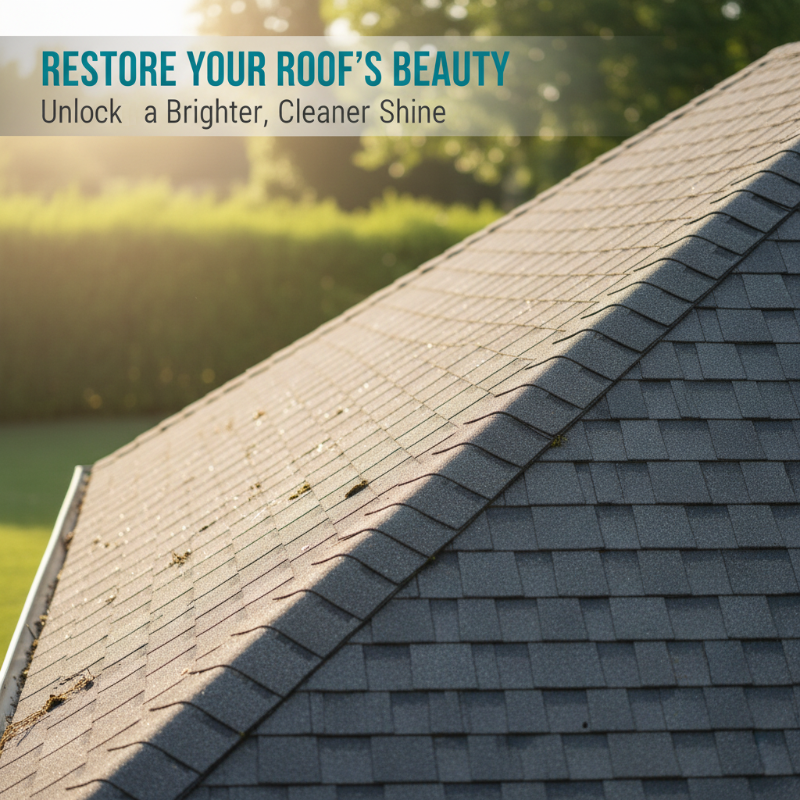 🤩Limited Buy 2 Get 1 Free!🌧️Multi-Surface Roof Moss & Algae Cleaner Spray 🏠✨