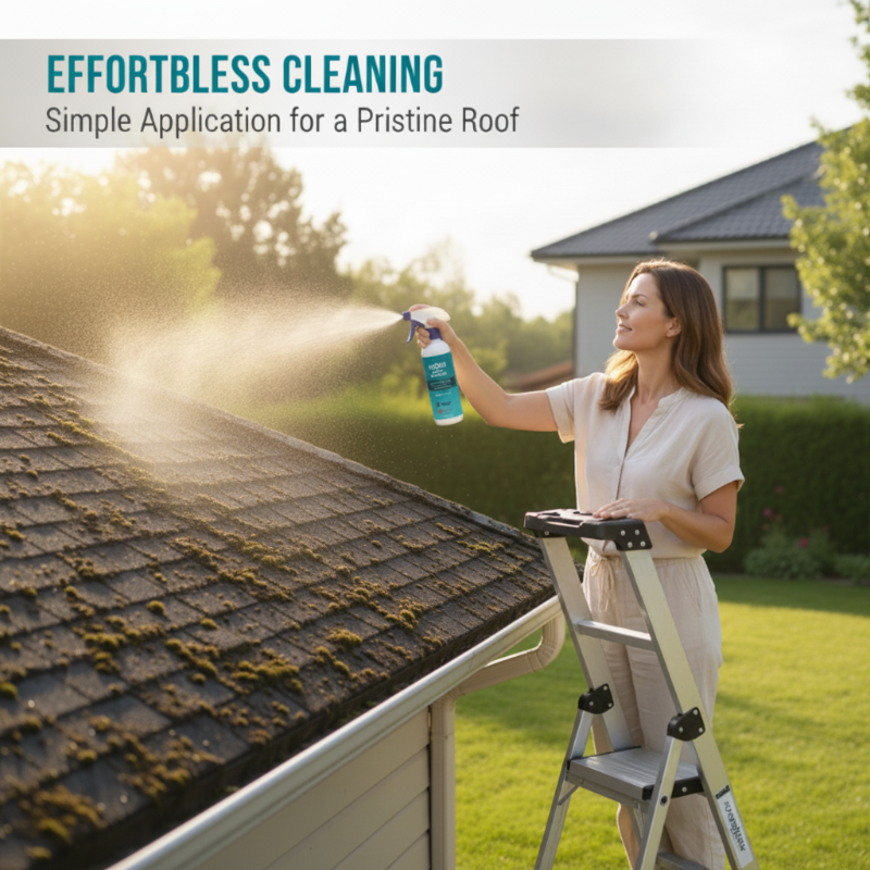 🤩Limited Buy 2 Get 1 Free!🌧️Multi-Surface Roof Moss & Algae Cleaner Spray 🏠✨
