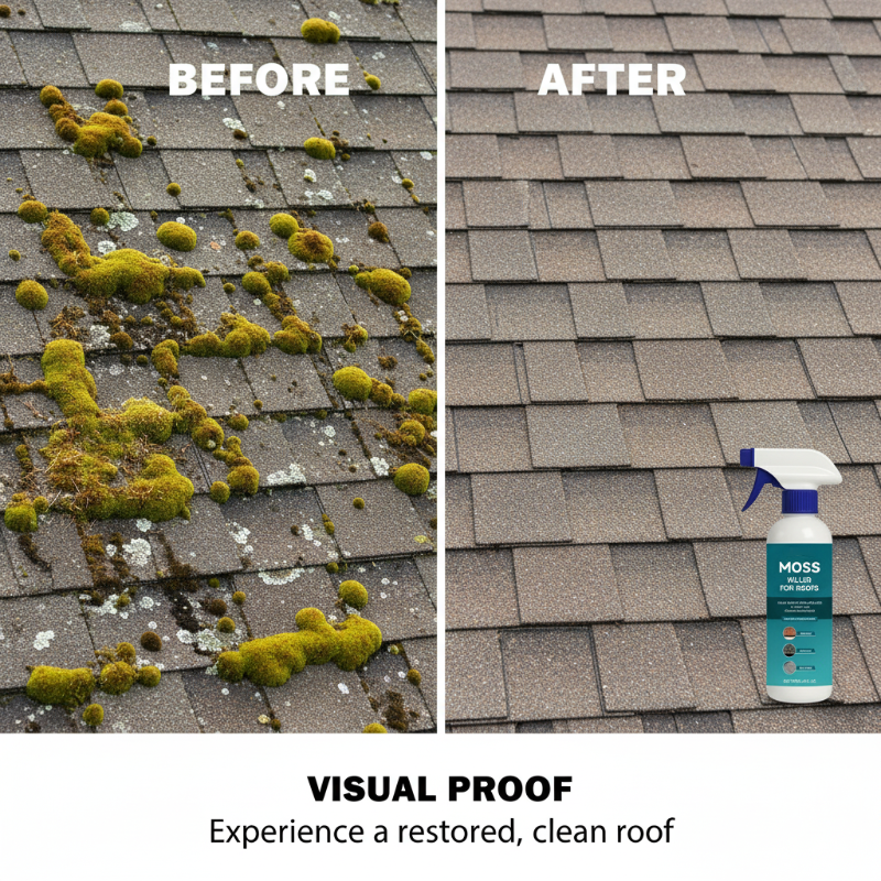 🤩Limited Buy 2 Get 1 Free!🌧️Multi-Surface Roof Moss & Algae Cleaner Spray 🏠✨