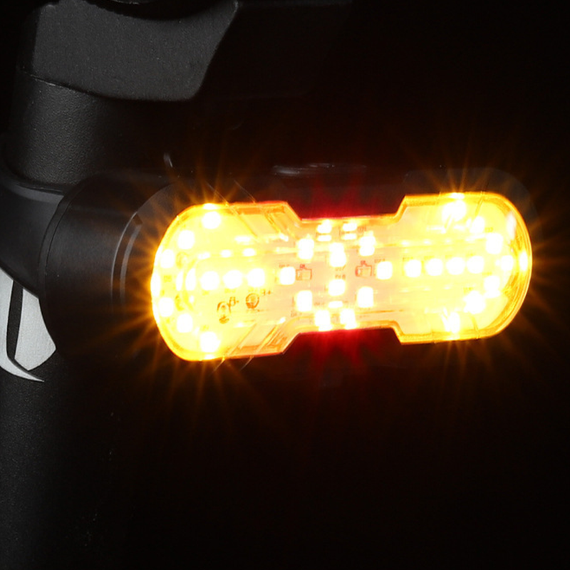 🎉 2026 Sale — Over 21,000 Sold!🚲 Smart Bike Tail Light With Wireless Remote‑USB Rechargeable Turn Signal Lamp 💡