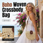 👜 LIMITED-TIME 50% OFF! ✨ Woven Crossbody Bag – Boho, Handwoven, Adjustable, Lightweight ✨