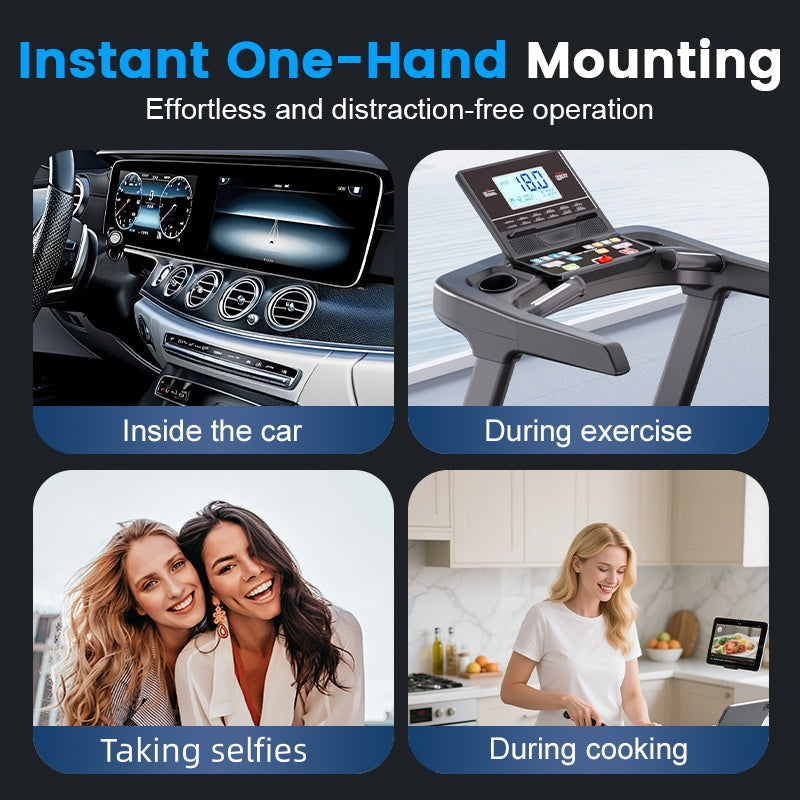 Adjustable Magnetic Car Mount with Vacuum Suction Base