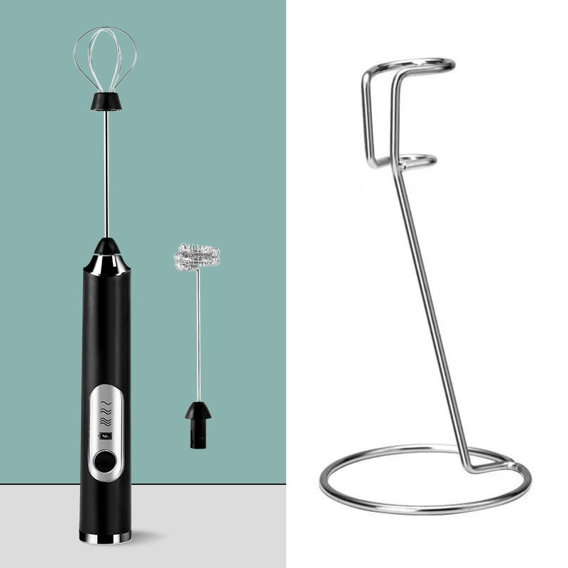 ⏳ Time-Limited Special! ⏰ Mini Portable Electric Frother Set – 3-Speed Precision 4500/6000/8000r/min, Powerful Quiet Motor, 304 Stainless Steel Whisk, USB-C Rechargeable – 2 Interchangeable Heads for Cappuccino Latte & Matcha ☕