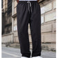 Men's Plus Size Plaid Drawstring Trousers