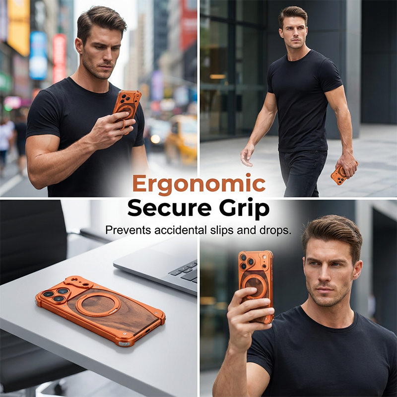 📢Minimalist Phone Case with Rotating Ring Stand