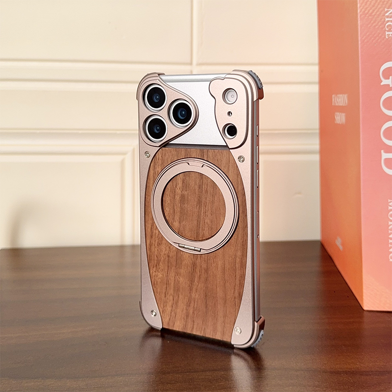 📢Minimalist Phone Case with Rotating Ring Stand