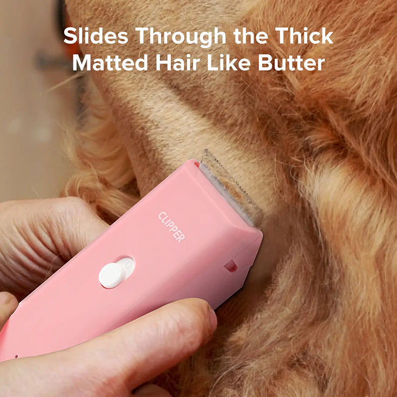 🔥Huge 50% Off Limited Time! Quiet Cordless Pet Clipper 🐶 Sharp Ceramic Blade, IPX7 Waterproof, 90 Mins Long Battery Life🐾