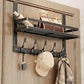 🔥 Over The Door Hooks with Storage Basket