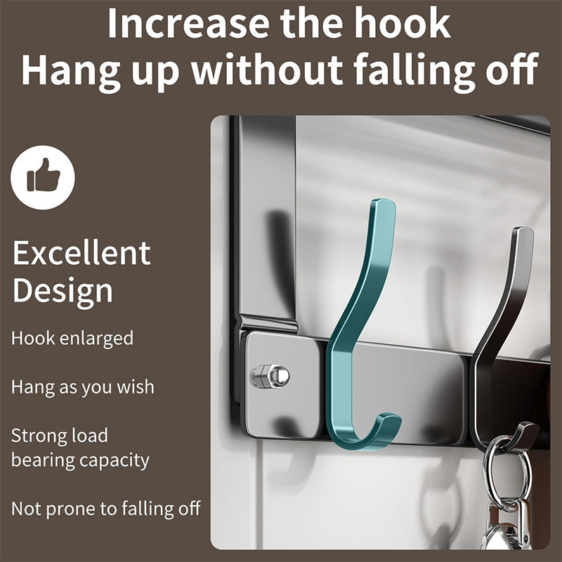 🔥 Over The Door Hooks with Storage Basket