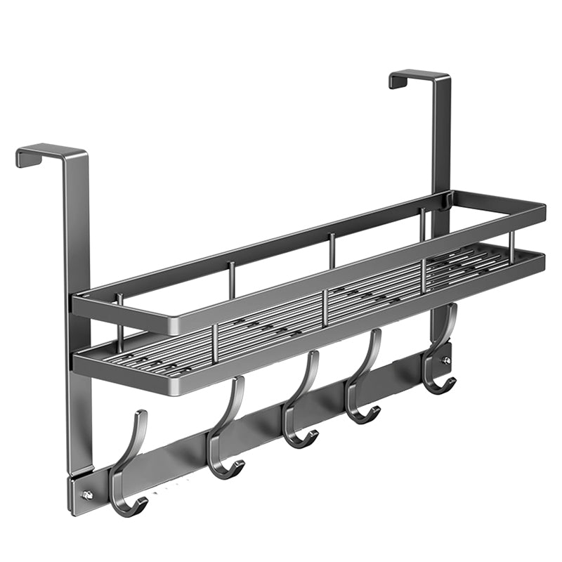 🔥 Over The Door Hooks with Storage Basket