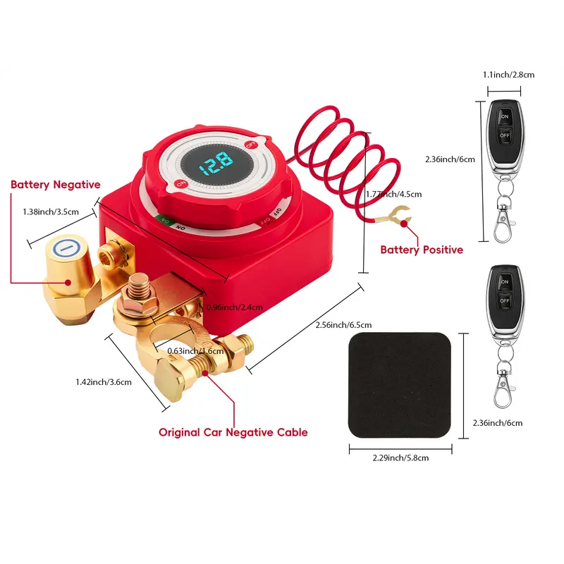🔥While Supplies Last 50% OFF!🎉 12V/24V Automotive Battery Cut-off Relay Switch