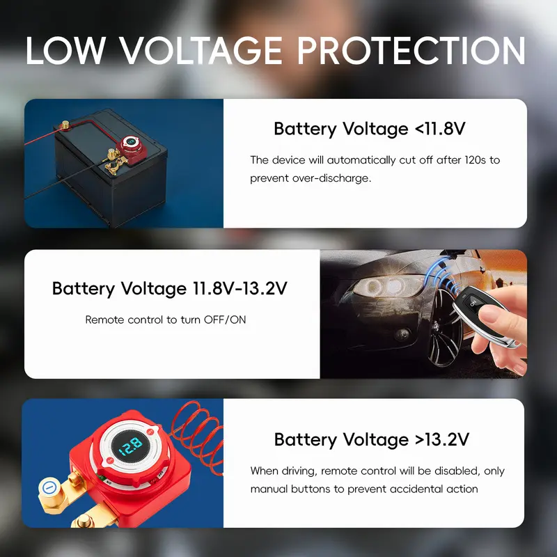 🔥While Supplies Last 50% OFF!🎉 12V/24V Automotive Battery Cut-off Relay Switch