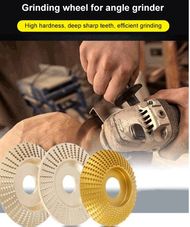 ⚙️ LIMITED-TIME 50% OFF! ✨ Wood Angle Shaping Wheel – Fast-Cut, Sharp, Wear-Resistant, for Angle Grinder ✨