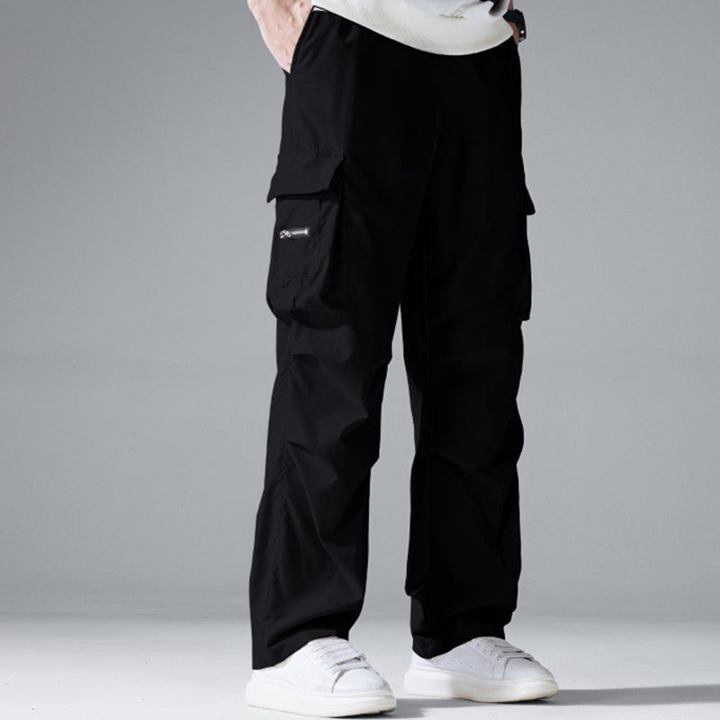 Men's Casual Cargo Pants with Multi-Pockets