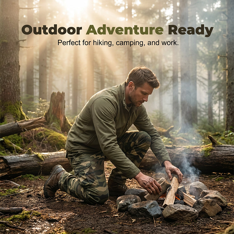👖 50% OFF NOW! ⏳ Men's Outdoor Camouflage Cargo Trousers – Durable ripstop fabric, multi-pockets & reinforced knees – perfect for hiking, hunting or work 🌲