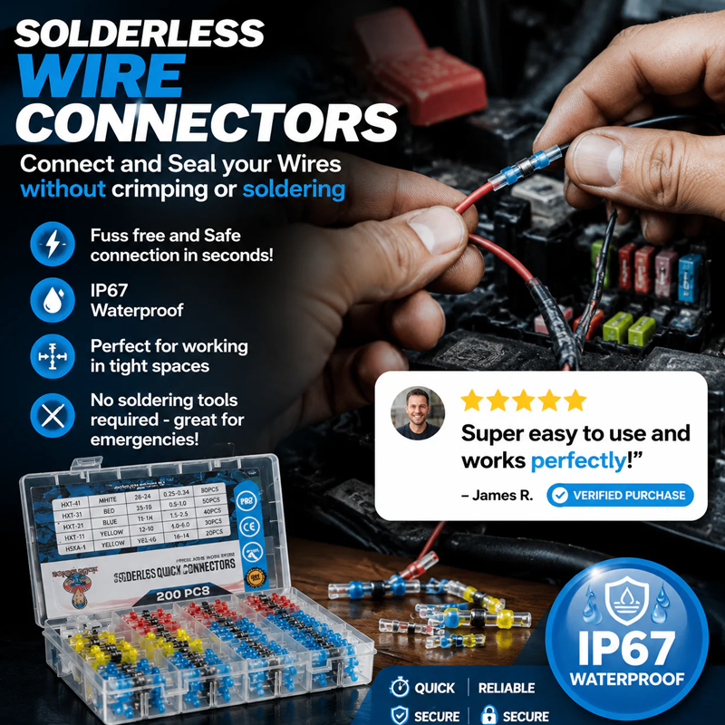 Waterproof Solder Seal Wire Connectors Kit