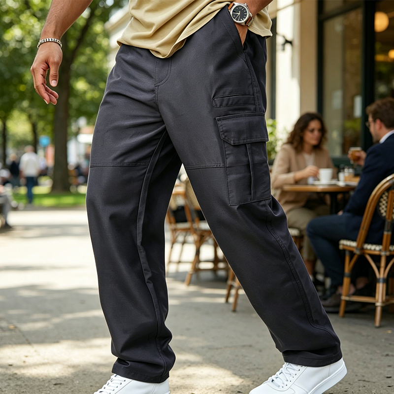 Men's Relaxed Fit Straight-Leg Cargo Pants