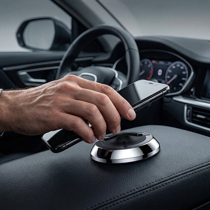 Dashboard Phone Mount with Temporary Parking Number Plate