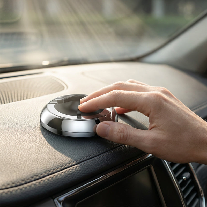 Dashboard Phone Mount with Temporary Parking Number Plate