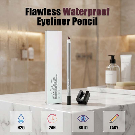 🎉 2026 Sale — Over 32,000 Sold! 💞 Waterproof Gel Eyeliner Pencil – Bold Definition That Lasts 🌸