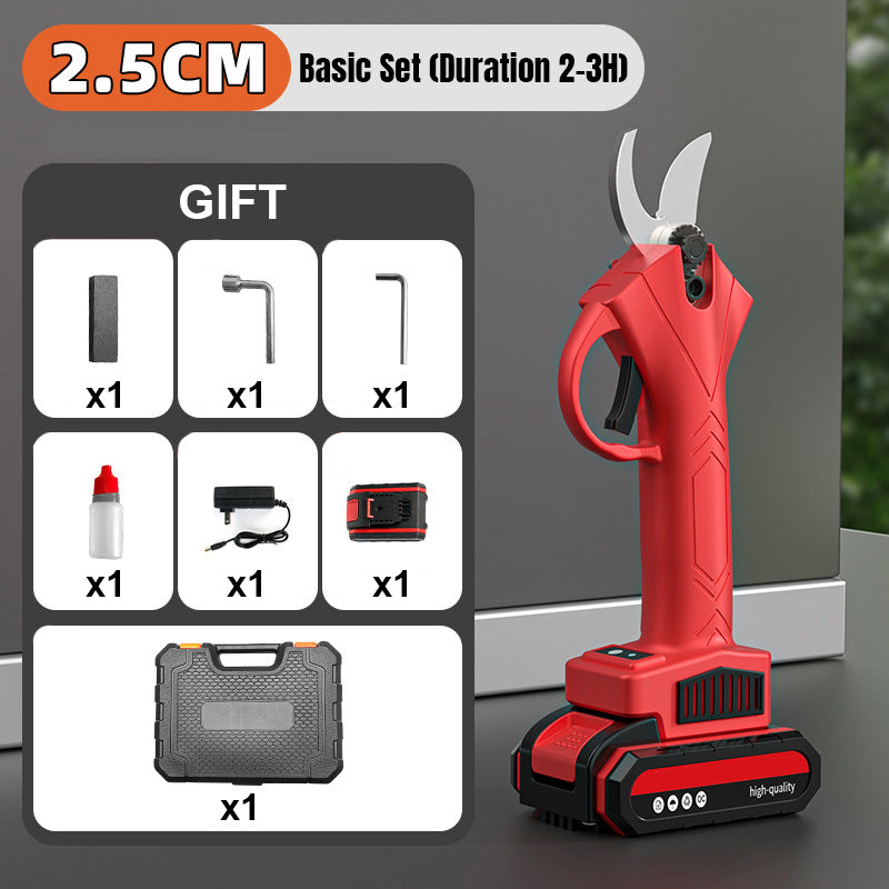 🎉 2026 Sale — Over 5,000 Sold! ✂️ Garden Pruning Handheld Electric Scissors Set – SK5 Carbon Steel Blades 🌿
