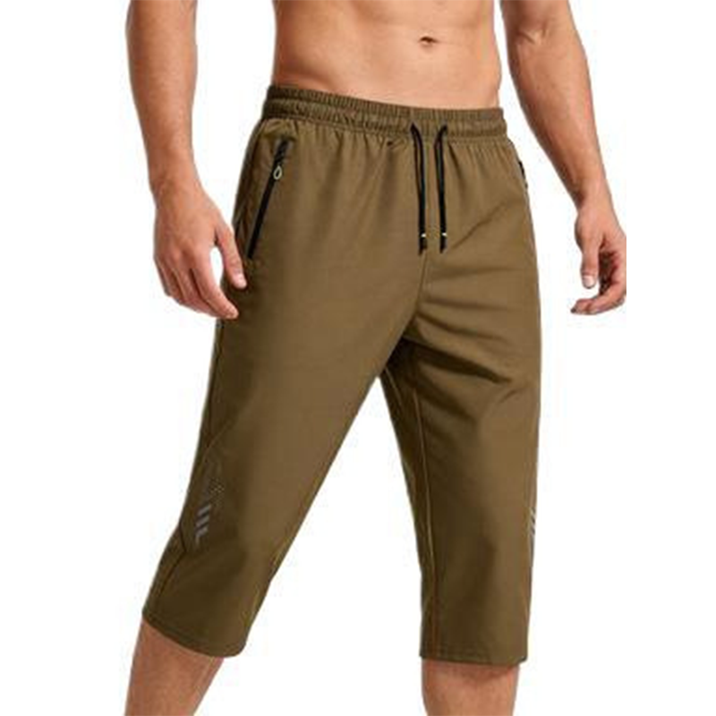 Men's Quick-Dry 3/4 Capri Jogger Pants