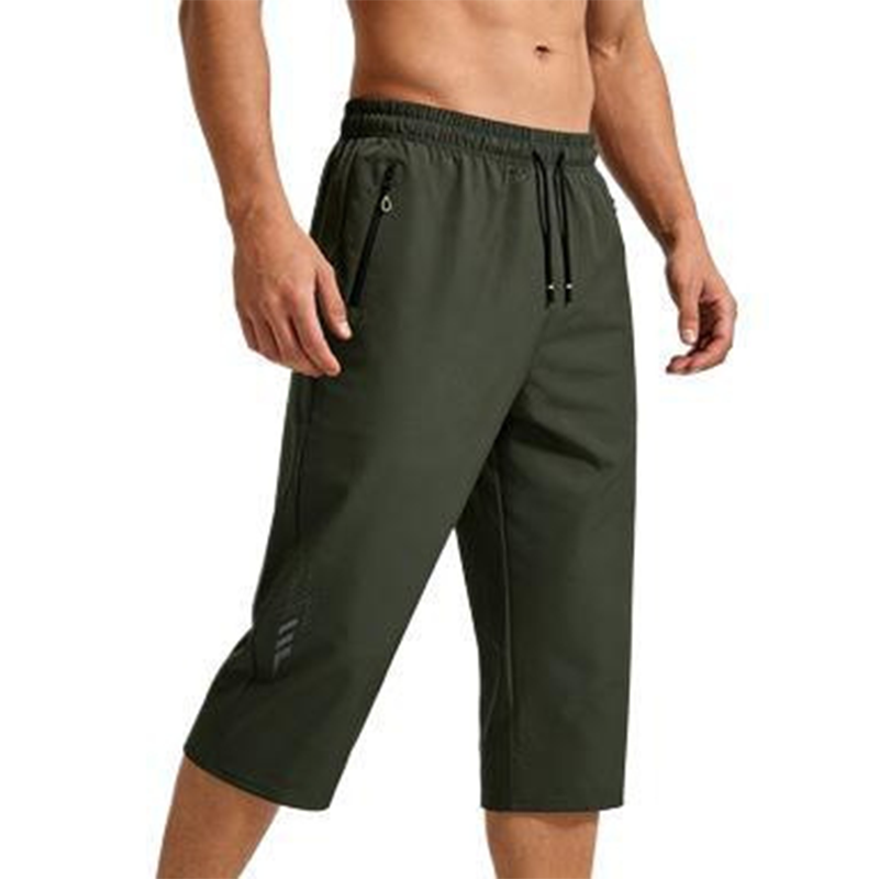 Men's Quick-Dry 3/4 Capri Jogger Pants