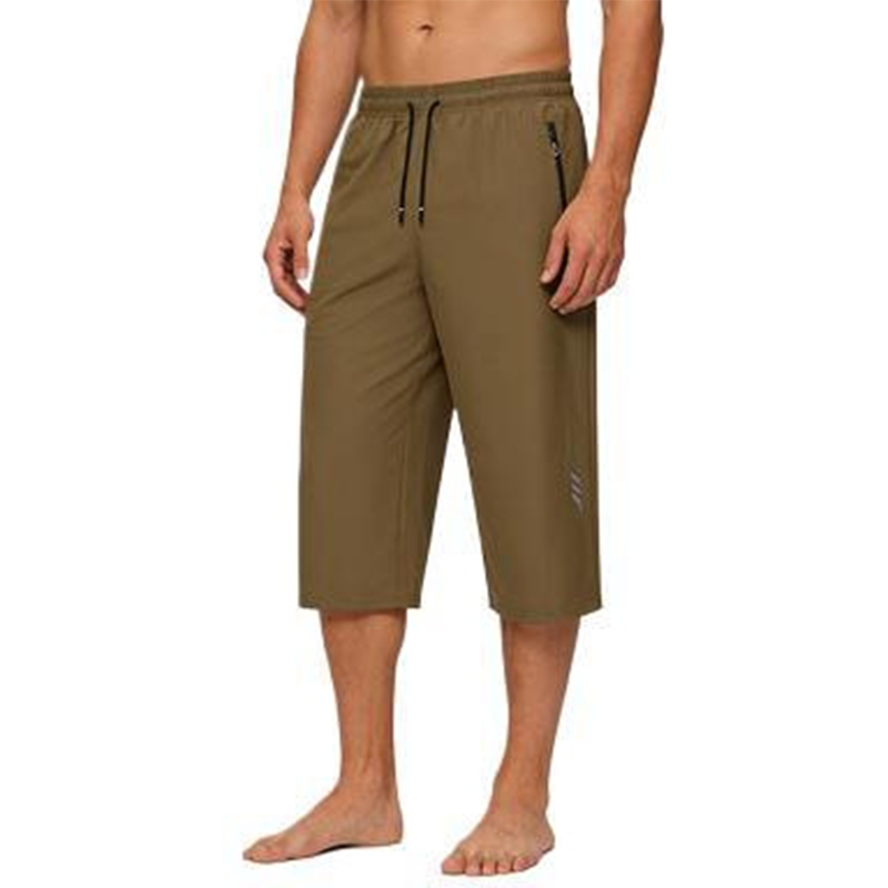 Men's Quick-Dry 3/4 Capri Jogger Pants