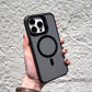 📱Magnetic Phone Case with Lens Stand – Wireless Charging Compatible, Shock-Absorbing & Built-in Kickstand – Hands-Free Viewing