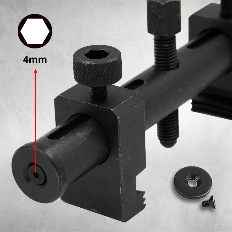 🔧 50% OFF NOW! ⚙️ Crankshaft Pulley Removal Tool – 40-165mm Range, Three-Jaw Grip & Steel Bead Protection 🔩