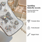 3D Butterfly Handbag Phone Case with Strap
