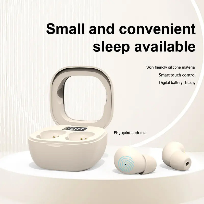 🎧 Save 50%! ✨ Mini Wireless Earbuds – LED display case & compact 🎶