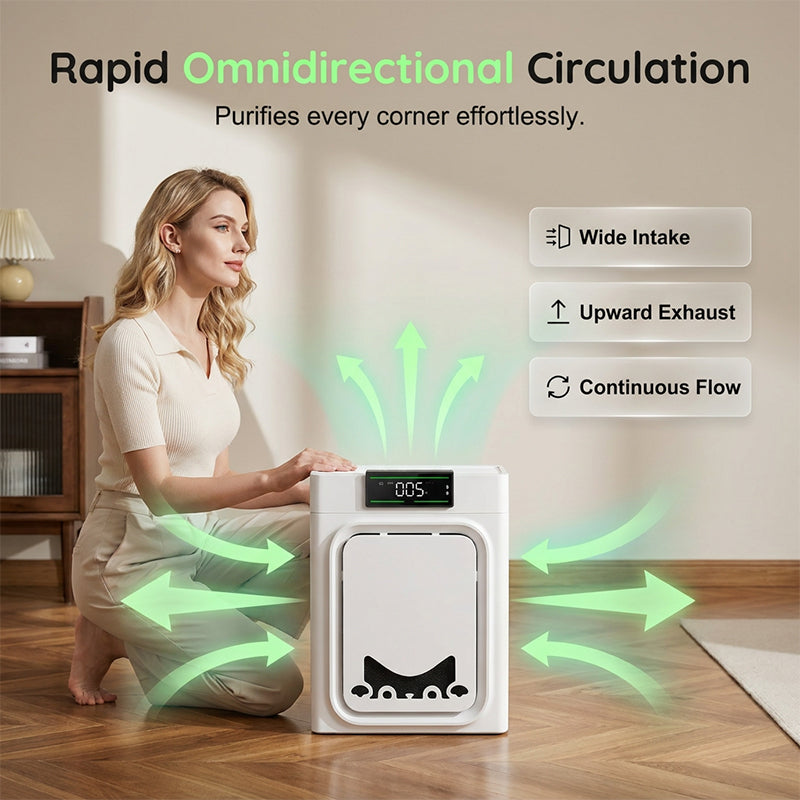 📢📢50% OFF !! ⏰Pet Air Purifier with Washable Filter