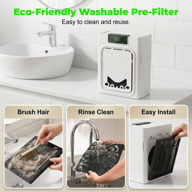 📢📢50% OFF !! ⏰Pet Air Purifier with Washable Filter